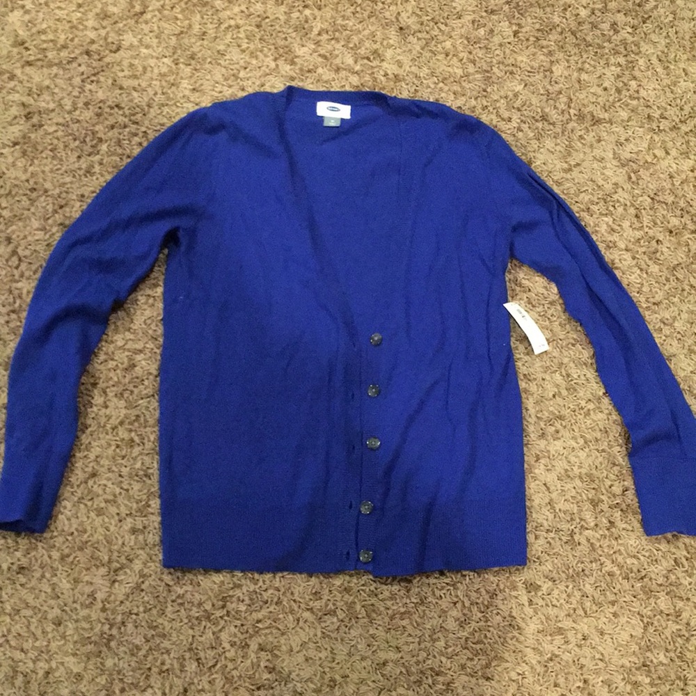 Old Navy cobalt blue cardigan
